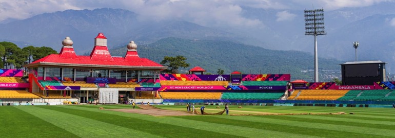 IPL Match in Dharamshala Stadium