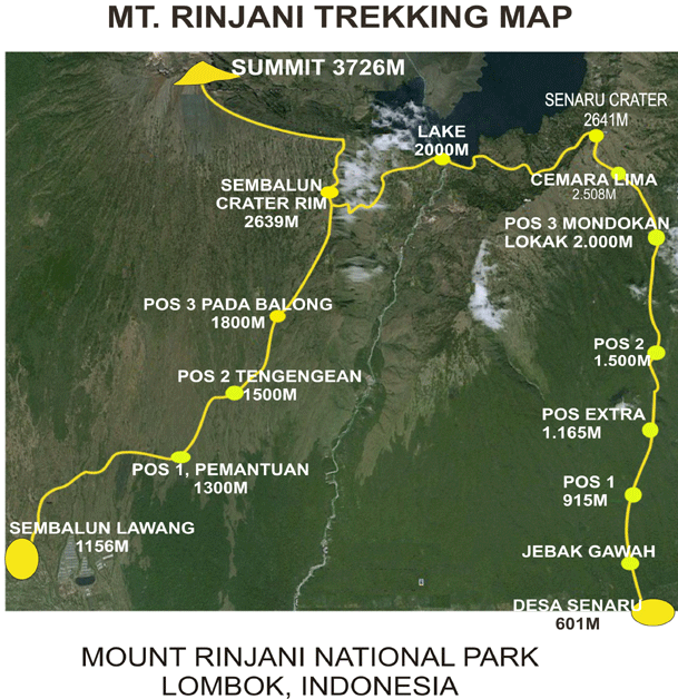 rinjani-trekking-map